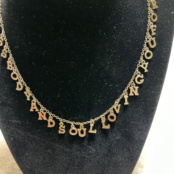 NYC DESIGNER LEE ANGEL “BREATHLESS BODY AND SOUL LOVING YOU FOREVER” NECKLACE - Picture 7 of 10